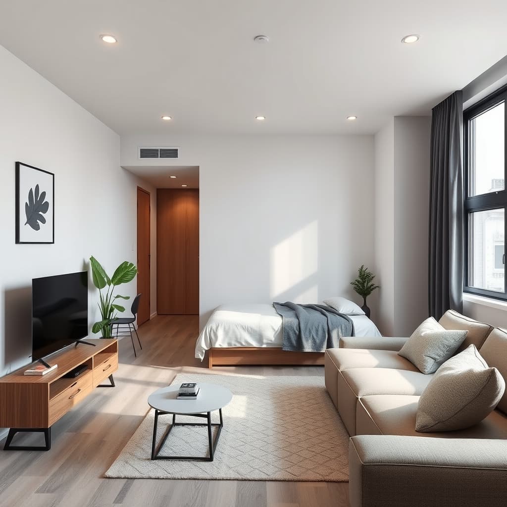 Şehir Manzaralı 1+1 Stüdyo Daire — görsel 2